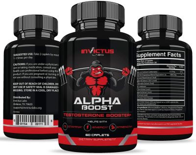 STIMULANT SEXUEL | ALPHA BOOST | Booster de testostérone pour hommes (60 com.)
