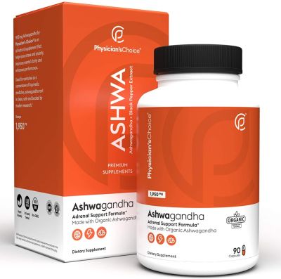 Ashwagandha 1950mg | Extrait de poudre de racine d'Ashwagandha bio