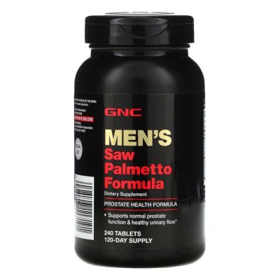 SANTÉ DE LA PROSTATE |GNC Mens Ultra Saw Palmetto Formula | 120 CAPSULES