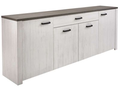 MOBILIER DE MAISON - ENFILADE 4 PORTES, 1TIROIR 216 x 82,2 x 42,3 cm REF 19458