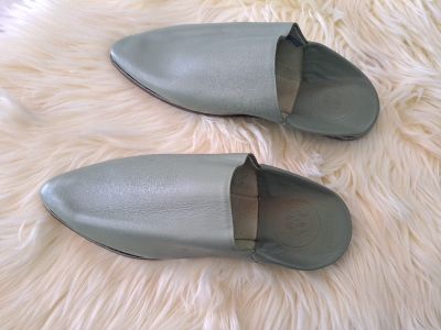 BABOUCHE HOMME 100% PREMIUM VERT OLIVE| IDEÉ CADEAU