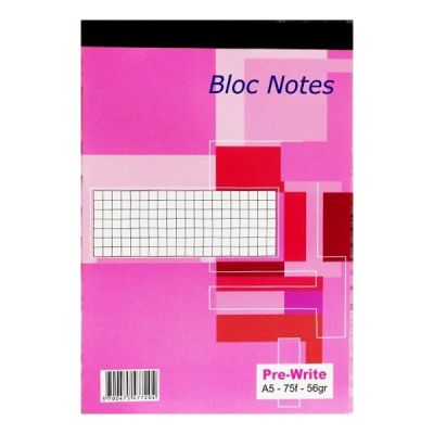 BLOC NOTE A5 - PRE-WRITE