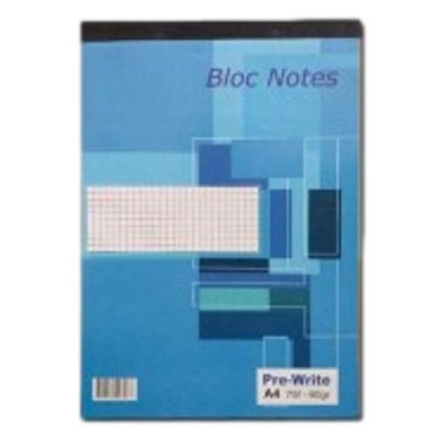 BLOC NOTE A4 - PRE-WRITE - 150 PAGES GM
