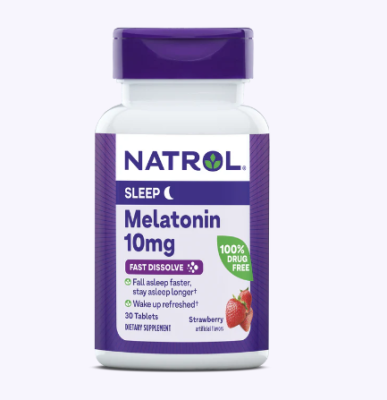 NATROL MELATONINE 10mg| AIDE SOMMEIL | Contre insomnie | 100 TABLETS
