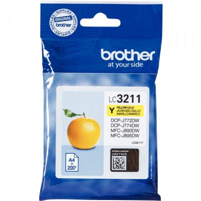 CARTOUCHE BROTHER LC3211 YELLOW