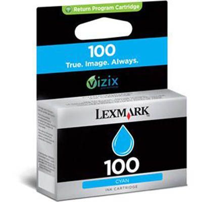 CARTOUCHE LEXMARK N°100 CYAN JET D'ENCRE