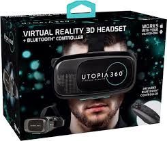 LUNETTE VIRTUAL REALITY 3D HEADSET UTOPIA 360