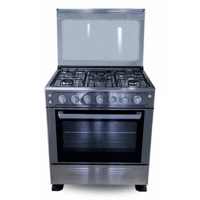 CUISINIERE ASTECH 5 FEUX 80 X 60 INOX 80 MIS