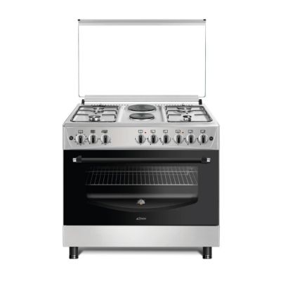 CUISINIERE HISENSE 6FEUX 90X60 4 FEUX A GAZ 2 FEUX ELECTRIQUE INOX |HF942GEES