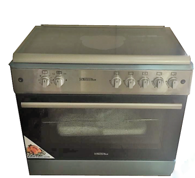 CUISINIERE TECHNOLUX 5FEUX BRONZ SIRI 90X60