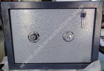 COFFRE FORT GRIS METALISE