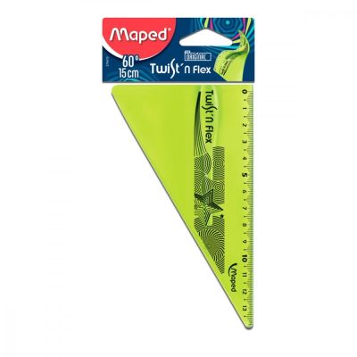 MAPED-ÉQUERRE 60° 15cm TWIST'N FLEX