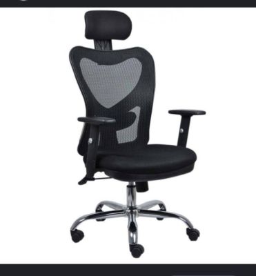 MOBILIER DE BUREAU | FAUTEUIL ERGONOMIQUE AVEC REPOSE TETE ET ACCOUDOIR AJUSTABLE