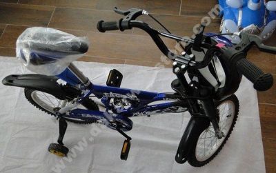 JOUETS ENFANTS - VÉLO 16 POUCES SUSPENSION CASQUE 8 ANS+