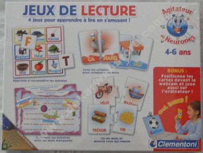 JEUX DE LECTURE 4 - 6 ANS (CLEMENTONI)