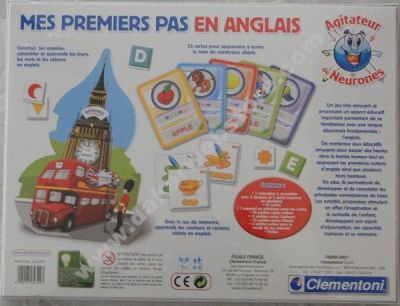 JEUX ÉDUCATIF MES PREMIERS PAS EN ANGLAIS 4 - 6 ANS +