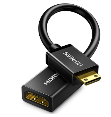 Mini HDMI| Adaptateur Mini HDMI vers HDMI Câble Femelle 4K