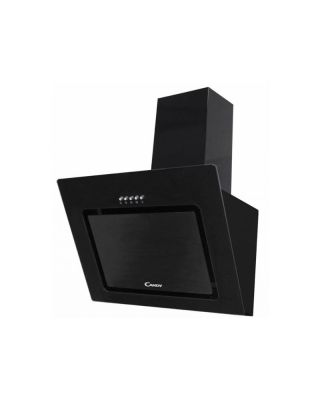 HOTTE DE CUISINE CANDY NOIR AVEC BOUTON CVMAD90N