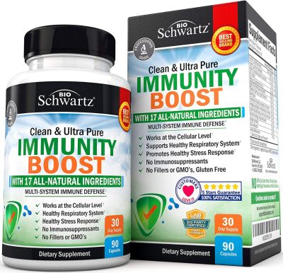 Multivitamines pour le renforcement du système immunitaire 17-en-1 avec baie de sureau, vitamine C, échinacée et zinc