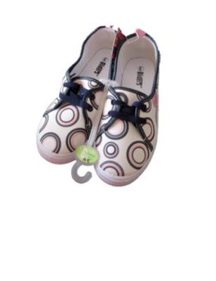 CHAUSSURES FILLE ROSE-NOIRE AVEC LACET 18M - 7 ANS