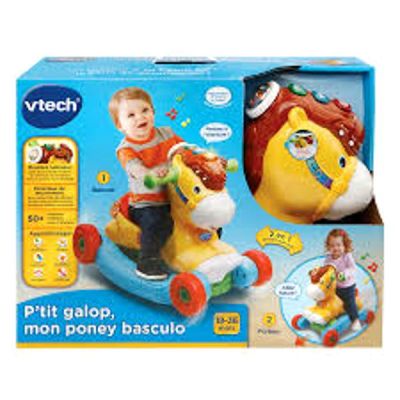 Jouet Enfant | Vtech | Poney Basculo P'tit Galop | 12-36 Mois