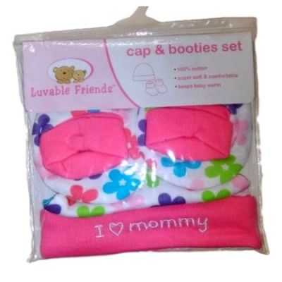 SET BONNET + CHAUSSONS