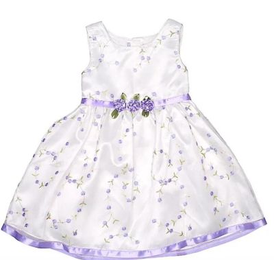 HABILLEMENT ENFANT - ROBE CHIC FLEURIE 4 ANS