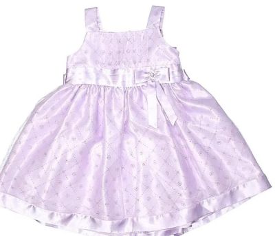 HABILLEMENT ENFANT - ROBE MAUVE 3ANS