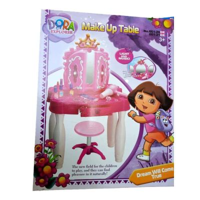 JOUET POUR ENFANT | COIFFEUSE DORA + ACCESSOIRES MACQUILLAGE