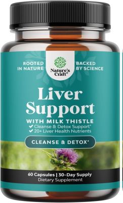 Liver Support|Formule de nettoyage, de désintoxication et de réparation du foie – Supplément de soutien du foie|60 capsules