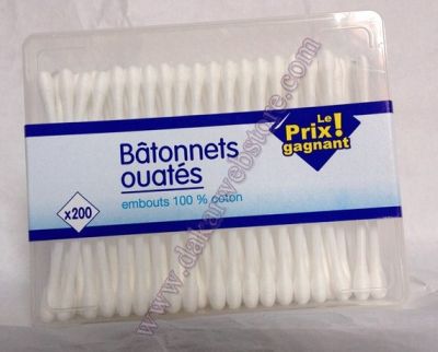 COTON TIGE - OUATES EMBOUTS 100% COTON LE PRIX GAGNANT! X200