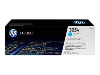 CARTOUCHE HP 305A LASERJET PRINT CYAN CARTRIDGE