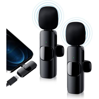 WIRELESS MICROPHONE | MICRO-CRAVATE SANS FIL K9-C - 2 EN 1 - TYPE C