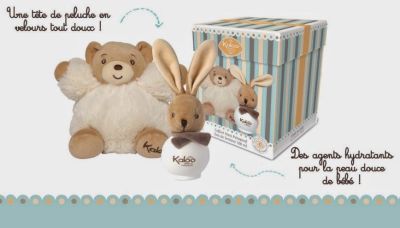 PARFUM ENFANT COFFRET KALOO VANILLE CHOCOLAT + OURSON 50ML