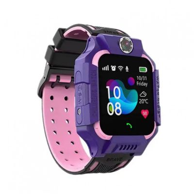 SMART WATCH | OTEETO KS2 KIDS -Montre connectée pour enfants 4G avec Appareil photo, fonction d'appel et GPS (rose/Bleu)