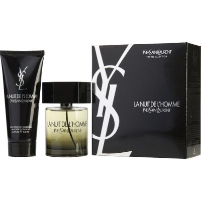 COFFRET CADEAU LA NUIT DE L'HOMME DE YVES SAINT LAURANT | PARFUM HOMME EDT 100ML + GEL DOuCHE CORPS ET CHEVEUX 100ML