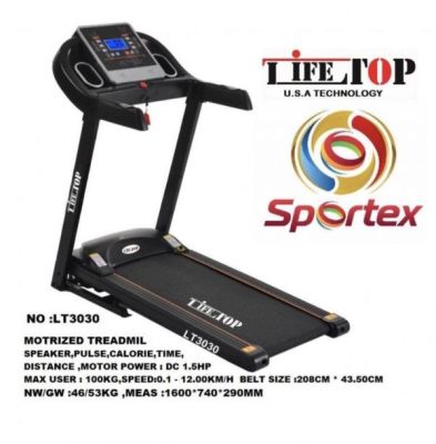 TAPIS DE COURSE LIFETOP LT3030