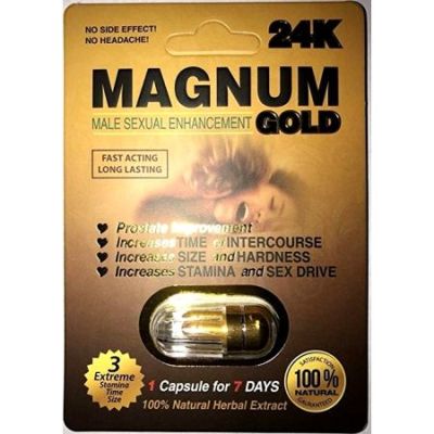 STIMULANT SEXUEL|APHRODISIAQUE MAGNUM 24K Gold EFFET JUSQU'A 7 JOURS