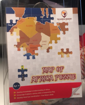JEU DE SOCIETE | MINI PUZZLE CARTE AFRIQUE 50 PIECES | AFRIQU'ENJEUX