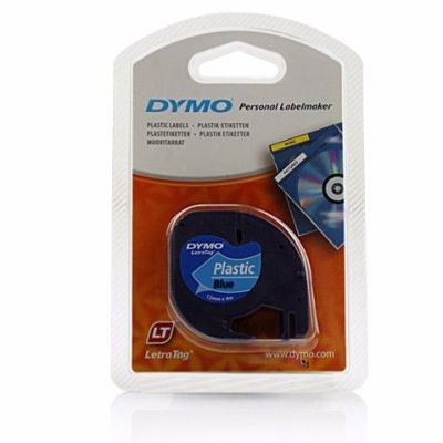 RECHARGE ÉTIQUETEUSE DYMO LETRATAG CLEAR PLASTIQUE