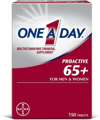 One A Day Proactive 65+, Multivitamines pour hommes et femmes