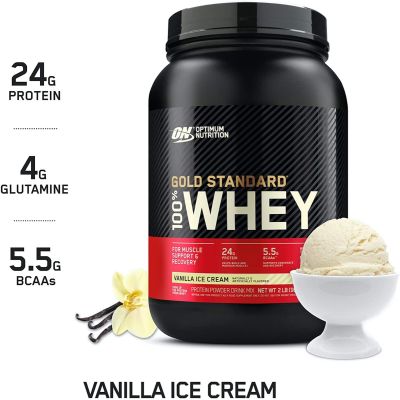100% WHEY PROTEINE EN POUDRE | Optimum Nutrition Gold Standard