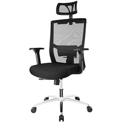 FAUTEUIL ERGONOMIQUE NOIR CO-01D