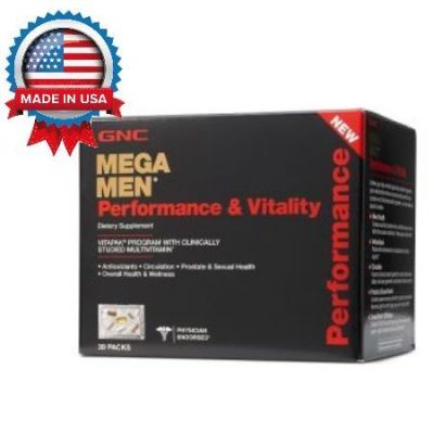 Multivitamine GNC MEGA MEN PERFORMANCE & VITALITÉ|COMPLEMENT ALIMENTAIRE
