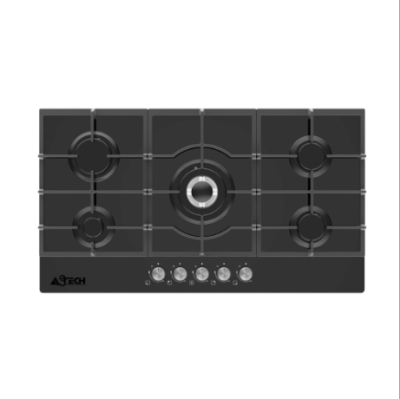 PLAQUE DE CUISSON ASTECH 5 FEUX 90X60 A GAZ |PL91GZ-90NO