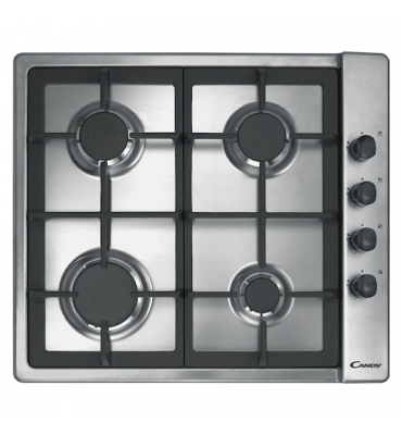 PLAQUE ENCASTRABLE CANDY 4FEUX A GAZ CHG6LX/33801967 60/60 INOX