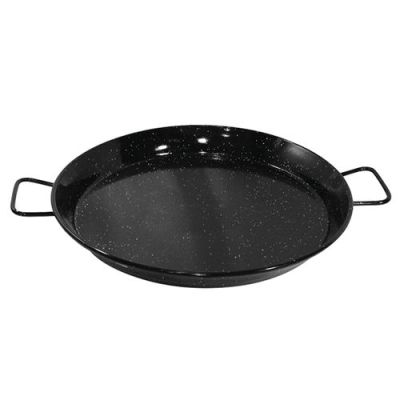 POELE PAELLA  EN ACIER EMAILLEE GM