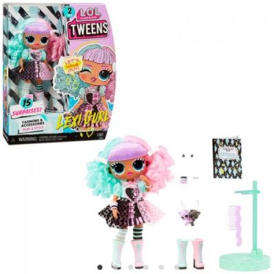LOL |Poupée Lexi Gurl Tweens Doll série 2 |15 Surprises 3Ans+