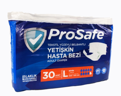 COUCHE ADULTE| PROSAFE - COUCHES STANDARD POUR ADULTE - Taille L - (30 pièces)
