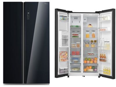 REFRIGERATEUR MIDEA SIDE BY SIDE 710L|710FGF22 NOIR